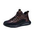 thumbnail image 2 of Men‘s Neutral Running Shoe with Breathable Fish Pattern Soft Shoes for Man Fitness Sports Exercise  44 Brown, 2 of 8