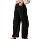 thumbnail image 1 of Pantalones Vaqueros Vintage de Cintura Baja, Elásticos, Estilo Boyfriend, de Pierna y con Realce de Glúteos para Mujer. Negro M, 1 of 7