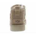 thumbnail image 3 of UGG Classic Ultra Mini Boot Suede Womens Shoes Size 10, Color: Sand, 3 of 5