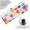 thumbnail image 5 of Yayeee Runner Rug for Bedroom 2'x6' Machine Washable Hallway Non Slip Mat, Colorful Circles, 5 of 8