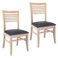 thumbnail image 1 of Beechwood Mountain Chaise d'Appoint Venetion en Naturel (Lot de 2), 1 of 1