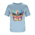 thumbnail image 4 of Tops para hombre, blusas y camisas de manga corta con cuello redondo para hombre, camisetas casuales con estampado de moda para hombre, blusa de manga corta, blusa de poliéster para hombre., 4 of 5