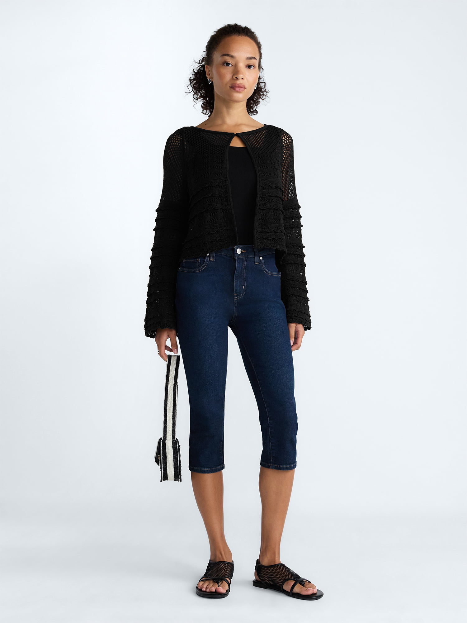 Scoop Women's Skinny Cropped Jeans, 18.5'' Inseam, Sizes 0-26W