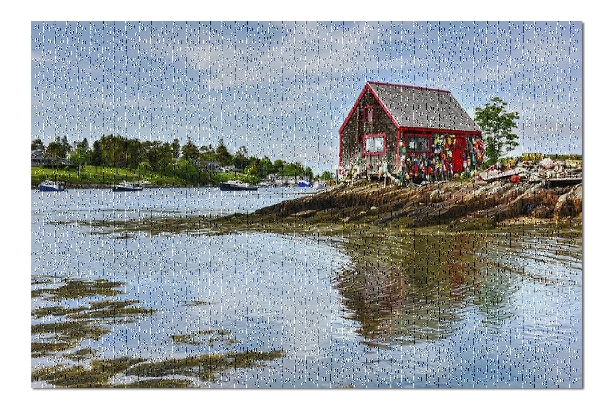 Bailey Island, Maine Old Red House on the Beach 9005500 (20x30