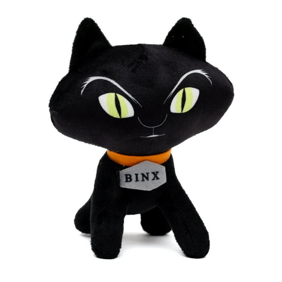 Disney Squeaky Plush Dog Toy for Large, Medium & Small Dogs, Hocus Pocus Binx Cat Sitting Pose