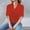 #306-Red, variant on Women's Casual Petal Sleeve Blouse, Loose Fit V-Neck Solid Color Top, Breathable and Comfortable for Daily Wear and Leisure Activities