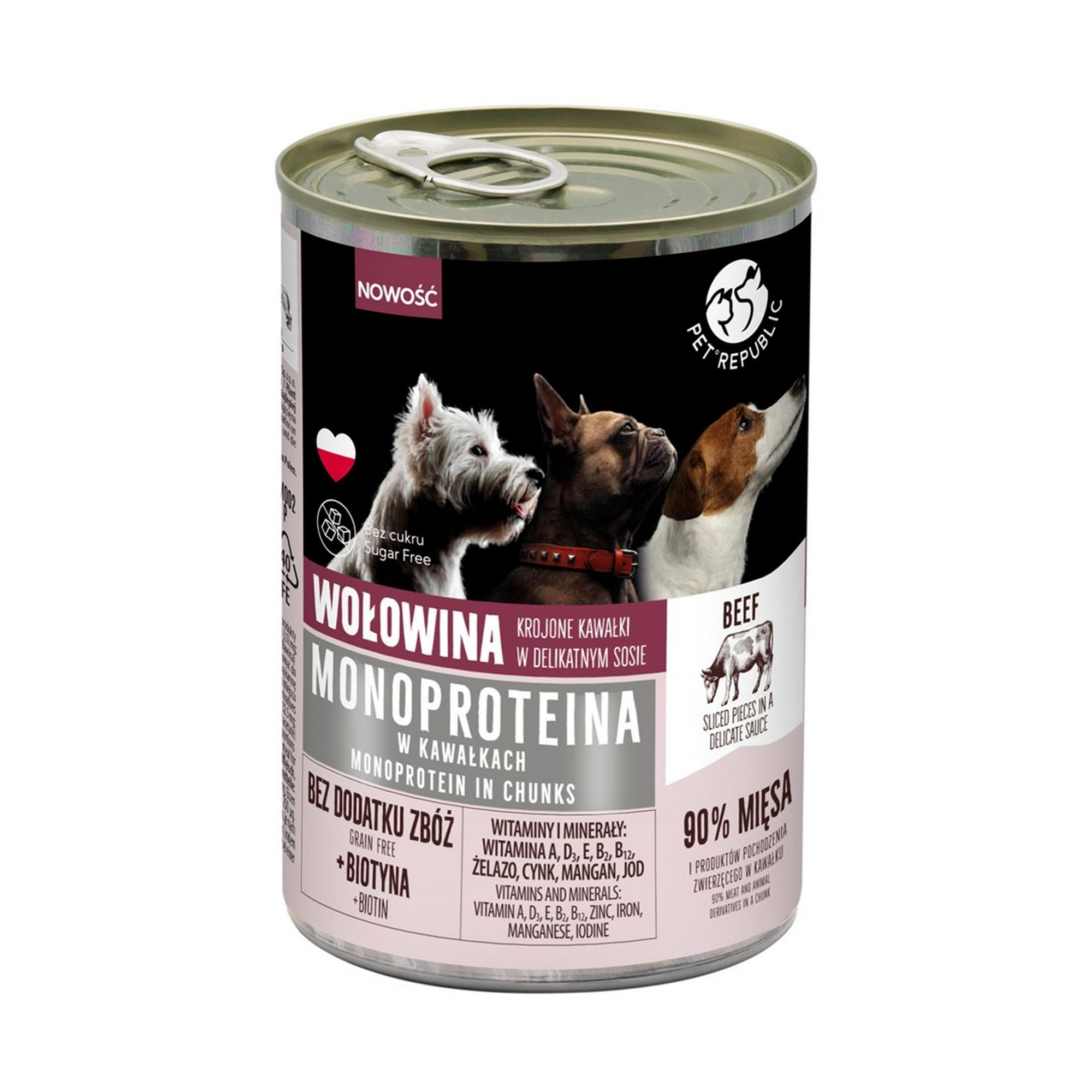 PetRepublic PET REPUBLIC Monoprotein Beef wet dog food 400g Walmart