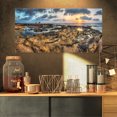 thumbnail image 1 of Rocky African Seashore Panorama - Oversized Beach Canvas Artwork, 1 of 3