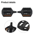 thumbnail image 3 of Kids Bike Pedals with Enhanced Foot Touch Area Suitable for American 12mm and Metric 14mm Threaded Bicycles Reflective Design, 3 of 12