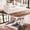 Beige, variant on Kelyda 72" Boneless Convertible Loveseat Sofa Bed, Pull Out Futon Couch with Storage & Cupholder, Black