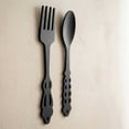 thumbnail image 4 of Rustic Farmhouse Wall decor, Black Metal fork & Spoon Wall Art, Oversized Hanging Wall decoration with intricate details, Ideal for Living Room, Dining Room, Kitchen, Home, 4 of 6