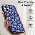 thumbnail image 5 of Compatible with Iphone 16 Case - Cute Soft Starry Sky Skull Flower Silicone Case Compatible with Iphone 16 Phone Case for Women Men, 5 of 6