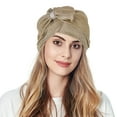 thumbnail image 3 of Lroveb Turbans for Women Head Wrap Hijab Muslim Turban Hatbow Hair Bonnet Scarf Cover Beanie Hat, 3 of 3
