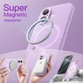 thumbnail image 3 of JETech Matte Case for iPhone 17 6.3-Inch, Compatible with MagSafe, Camera Lens Full Protection, Shockproof Translucent Frosted Phone Cover (Purple), 3 of 6