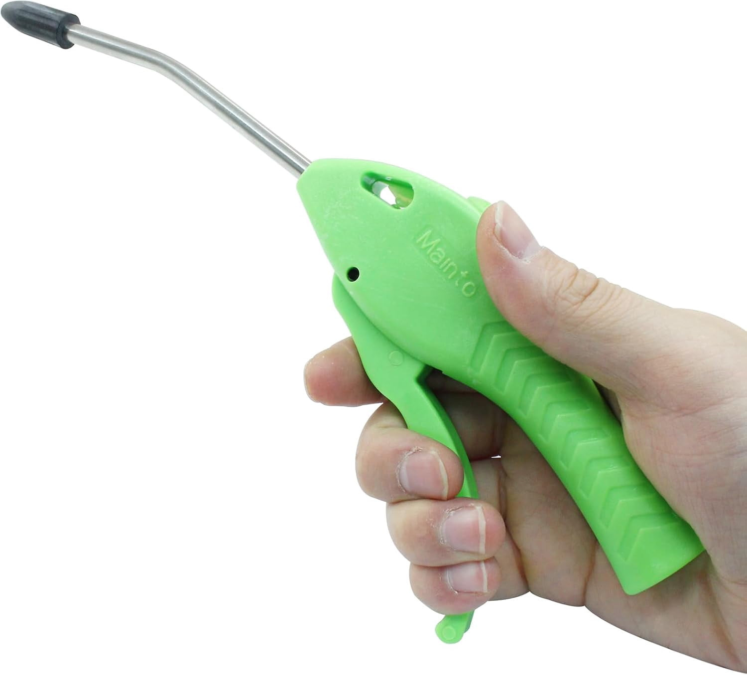 MKEUDQ-4 Inch Air Blow Gun with Rubber Tip, Dust Removal Cleaning Tool, Green
