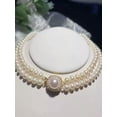 thumbnail image 4 of K-KED Classic Two Strands 8-9mm South Sea White Pearl Necklace 18"19", 4 of 4