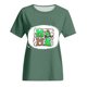 thumbnail image 4 of Mujeres Casual Béisbol Mamá Tie-dyed Impreso Manga corta Cuello redondo Pullover Blusa Camiseta Tops OAVQHLG3B Store lin121212, 4 of 5