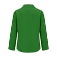 thumbnail image 5 of Baberdicy Women's Formal Blazer, Office Business Long Sleeve Suit Jacket , Women's Blazer Coat, Solid Office Jacket, Professional Layer Mint Green M, 5 of 5
