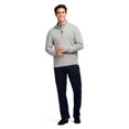thumbnail image 3 of Suéter IZOD para Hombre Premium Essentials con Cierre Cuarto Gris Claro, 3 of 4