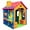 Multicolor, variant on Costway Kids EVA Foam Playhouse with Roof, Chimney, Windows & Doorways for Creative Play Pink + Purple