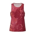 thumbnail image 4 of Haiem Abstract Red Marble Men Workout Tank Top Gym Bodybuilding Sleeveless Muscle T Shirts Athletic Tank Breathable Workout Shirt-X-Large, 4 of 9