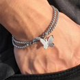 thumbnail image 5 of Chain Bracelet for Women Men, Stainless Steel Bracelets, Minimalist Chain Jewelry, Fashion Accessories, Gift for Mom, Wife, Valentine's Day, 5 of 5
