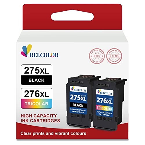 Cartucho de tinta Relcolor 275XL 276XL compatible con Canon PIXMA