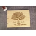thumbnail image 4 of Darling Souvenir Personalized Engraved Laser Cut Wedding Guest Book Wooden Cover Sign-in Book Registry Guestbook Scrapbook-SG, 4 of 7