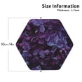 thumbnail image 3 of Disketp Lilac Funny Coasters,4 Pcs Leather Coasters With Holder, Perfect Housewarming Hostess Gifts,Protect Furniture From Water Marks Scratch, 3 of 9
