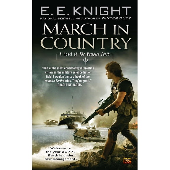 Pre-Owned Vampire Earth: March in Country : A Novel of the Vampire Earth (Series #9) (Paperback)