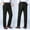 #015-Black, variant on Handshe Men's Solid Color Straight Leg Business Dress Pants with Buttoned Pockets, Office Dressy Wear,Plus Size