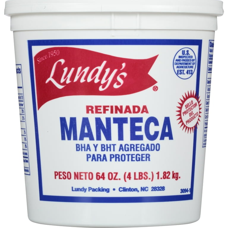 Lundy's® Refined Lard 64 oz. Tub - Walmart.com
