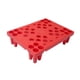 thumbnail image 2 of de suelo para palets, multiusos, ventilación, apilable, base de almacenamiento, almohadilla de almacenamiento para suelo, para almacén, Rojo, 2 of 8