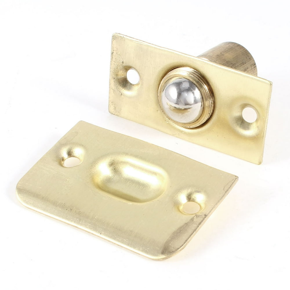 Double Closet Doors Ball Catch Latch Catcher Strike Plate + Screws