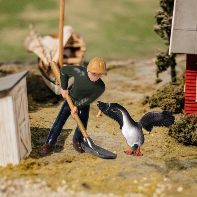 de animales de granja Juguete Farmer Keeper Juguetes educativos Micro Paisaje Playsets Paisaje Decoraciones Modelo para , H H CUTICAT figuras de la granja
