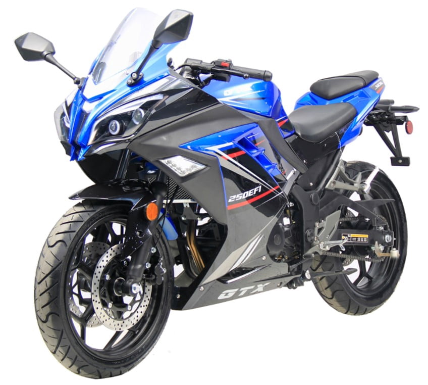 Vitacci GTX-250 Black Motorcycle | EFI Manual 5 Speed - Walmart