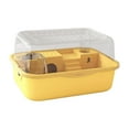 thumbnail image 2 of Tachiuwa Hamster Cage Creative Portable Exercise Playing House Rats Guinea Pigs Bunny yellow, 2 of 9