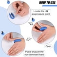 thumbnail image 5 of Acupressure Point Clips, Migraine Relief Clip Pressure Point Massage Clip, Tension Relief Acupressure Point Clip Easy Effective Relief Tension(8 PCS), 5 of 5