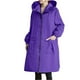 thumbnail image 2 of Chaquetas y abrigos casuales con capucha de manga larga para mujer, impermeable, transpirable, talla grande, con capucha, para senderismo, cortavientos cálido, blusa de poliéster para mujer, 2 of 4
