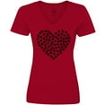 thumbnail image 3 of Inktastic Dog Paws, Puppy Paws, Animal Paws, Heart, Pet Women's V-Neck T-Shirt, 3 of 5