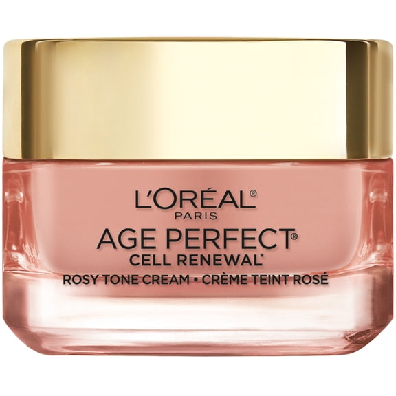 L'Oreal Paris Age Perfect Cell Renewal Rosy Tone Moisturizer, 0.5 oz