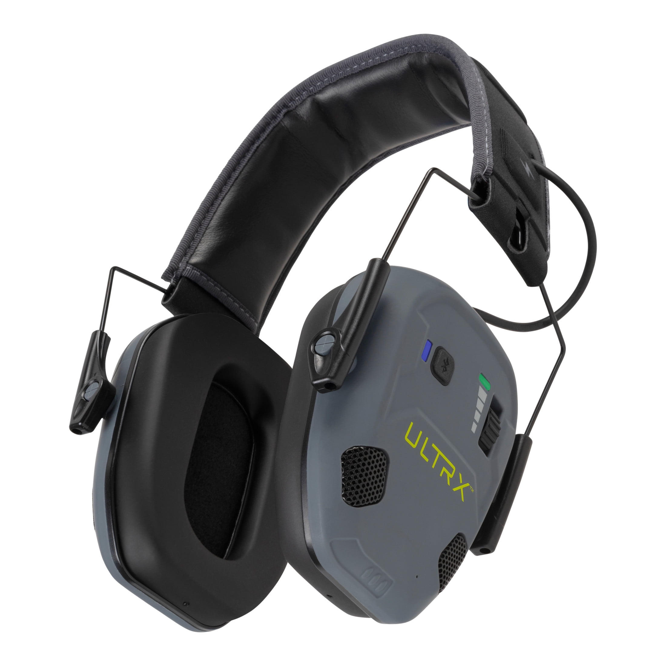 Ultrx Bionic Fuse Ion Bluetooth Electronic Earmuff, Slate