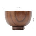 thumbnail image 3 of Wooden Fruit Salad Noodles Rice Dining Bowl Soup Food Container Tableware for Home Hotel Restaurant Kitchen, 3 of 8