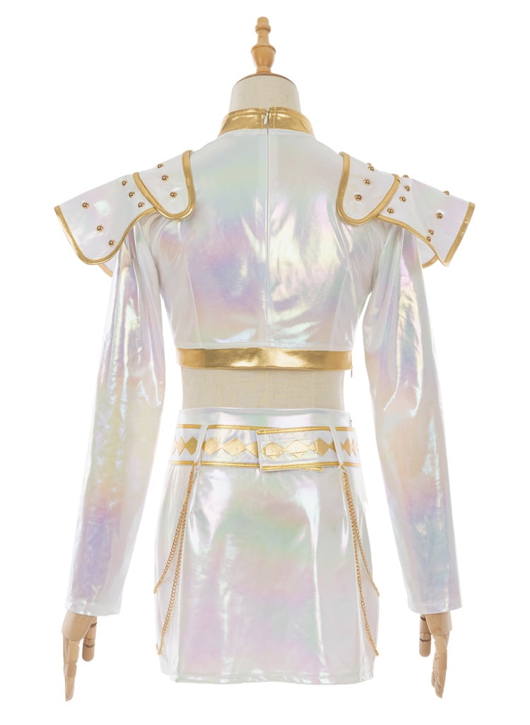 Girls Dresses Kids Outfit Set,Anime Game Style Outfit, for Halloween Themed Parties Anime Conventions Birthday Gifts(Girls' and Adult Sizes)