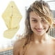 thumbnail image 5 of Toalla de terciopelo para secar el cabello con microfibra Envoltura de turbante, Tapa de botón de secado rápido para cabello largo y rizado, Gorro de ducha suave y absorbente, Reductor de frizz, 5 of 5