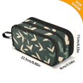 thumbnail image 4 of FORMRS Pencil Case with 3 Compartments Zipper Pouch, Elementary School Level and up, Green Leaves, 4 of 8