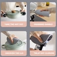 thumbnail image 5 of Almohadilla aislante de silicona con soporte, almohadilla caliente de alta temperatura, almohadilla para mesa, almohadilla para taza de té para el hogar, 5 of 5
