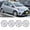 15 inch- Chrome, variant on 4 PCS 15 inch Hubcaps for 2019-2020 Toyota Yaris Sedan, Snap-On Matte Black, 15 inch 2019-2020 Yaris Sedan Style Wheel Cover(4 Pack)