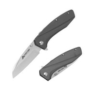 Ozark Trail 4 inch Spring Assited Folding Knife Pocket Knife Black Stainless Steel Blade Material
