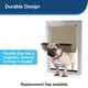thumbnail image 4 of Pieza de puerta para perro Pieza de puerta para perro dentro y fuera de la puerta para perro Pieza de puerta suave con libre acceso sin lastimar al perro, 4 of 5